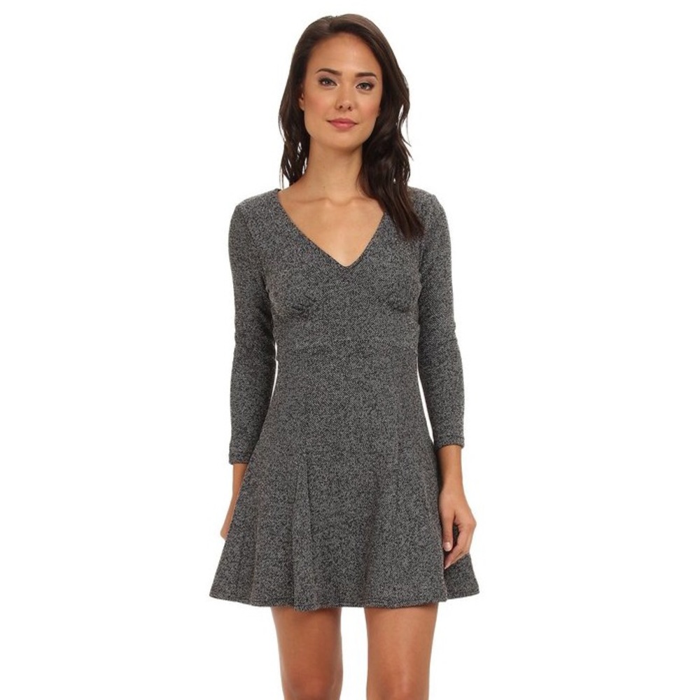NWT Free People Tweed Skater Dress